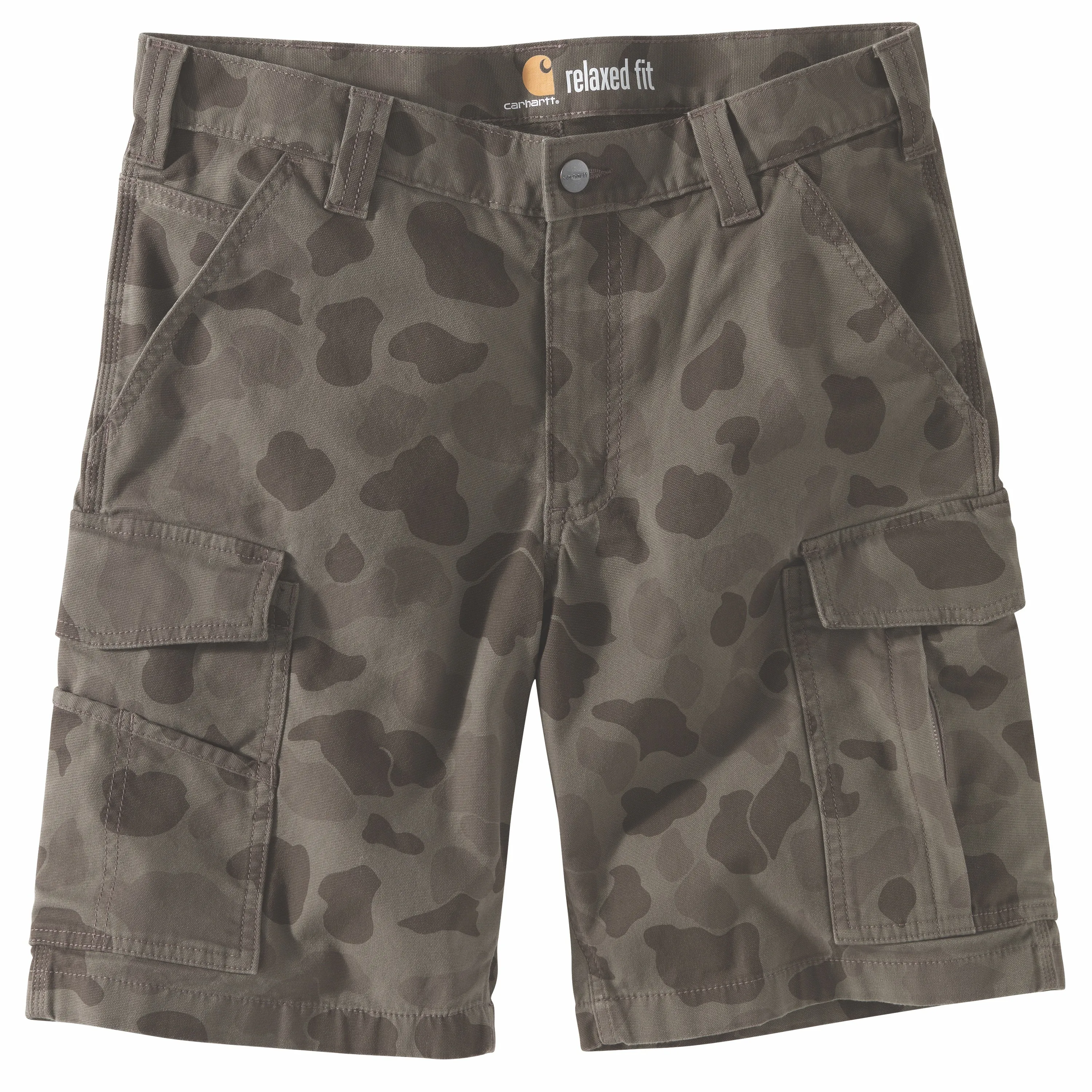 Carhartt Men's Rugged Flex® Relaxed Fit Canvas Cargo Work Short_Tarmac/Duck Camo sold by Work World