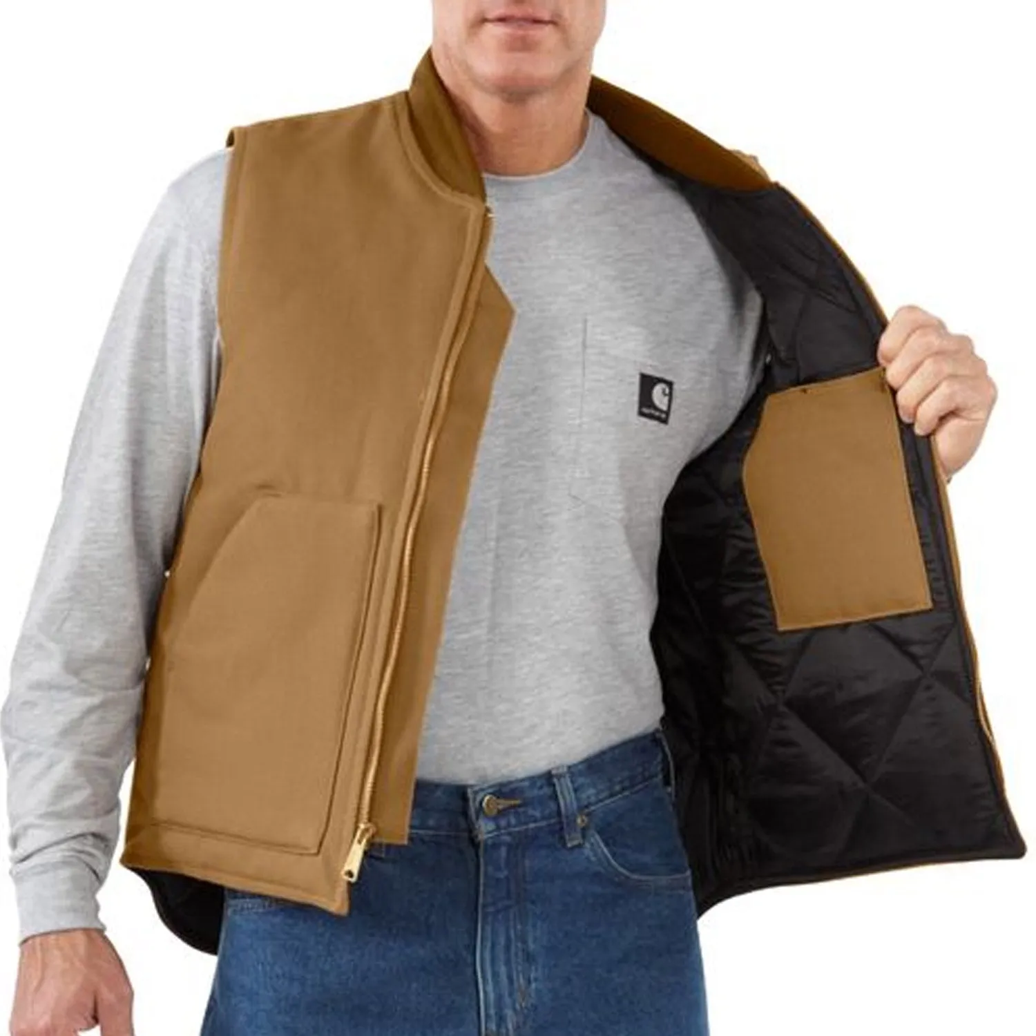 Carhartt Men's Arctic Duck Vest sold by Work World product image thumbnail 2