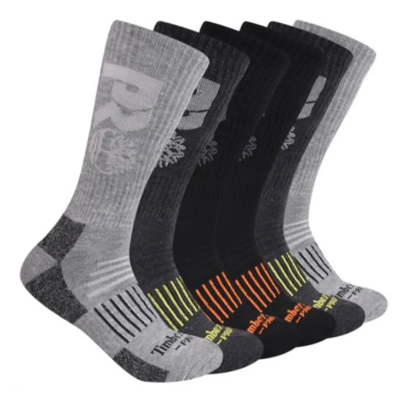 Timberland PRO Men's Big Logo Cushion Sock 6-Pack sold by Work World