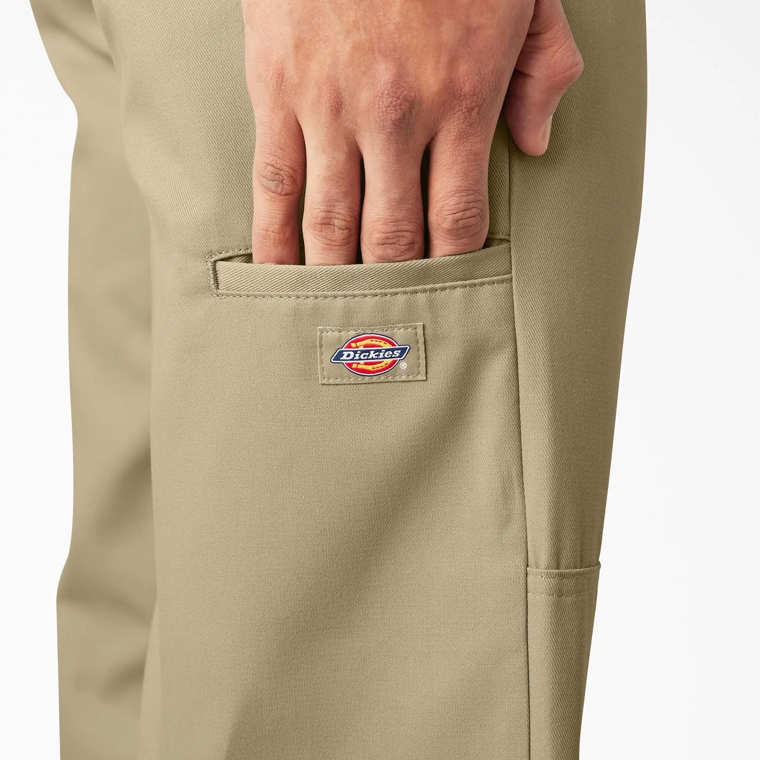 Dickies Men's Loose Fit Twill Double Knee Work Pant_Khaki sold by Work World product image thumbnail 3