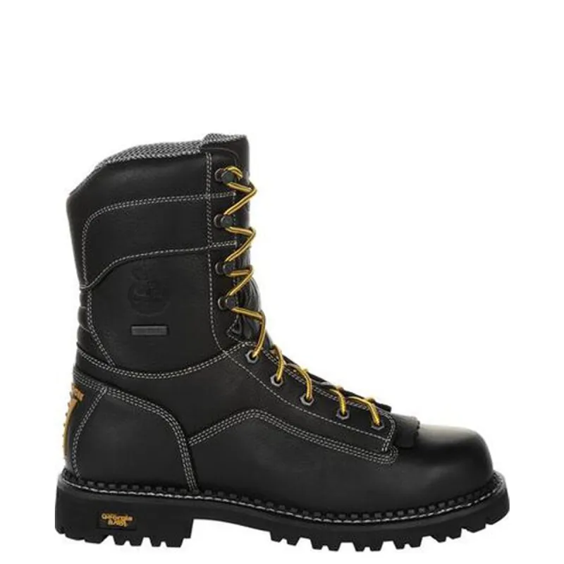 Georgia Boot Men's AMP LT 9" Waterproof EH Soft Toe Low Heel Logger Boot sold by Work World