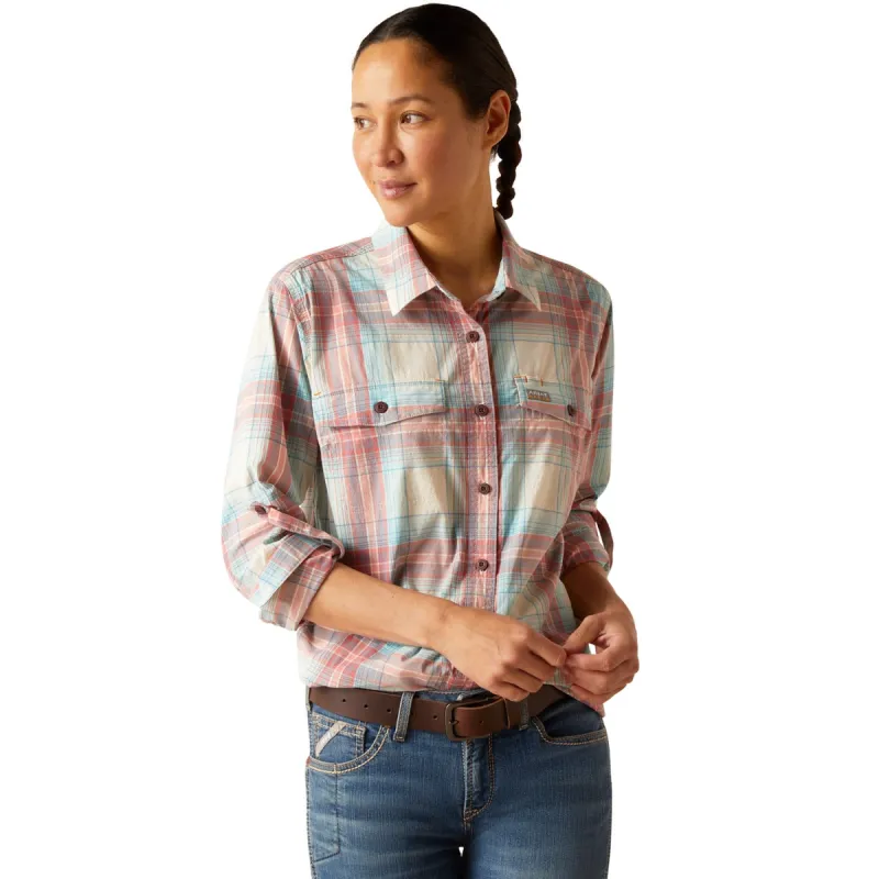 Ariat Women's Rebar Made Tough DuraStretch Work Shirt sold by Work World
