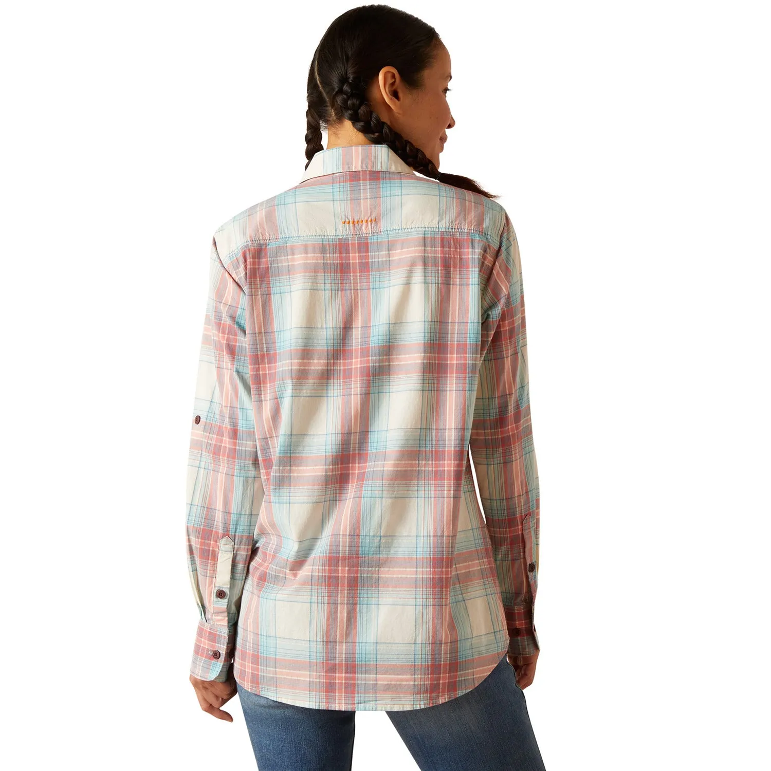 Ariat Women's Rebar Made Tough DuraStretch Work Shirt sold by Work World product image thumbnail 4