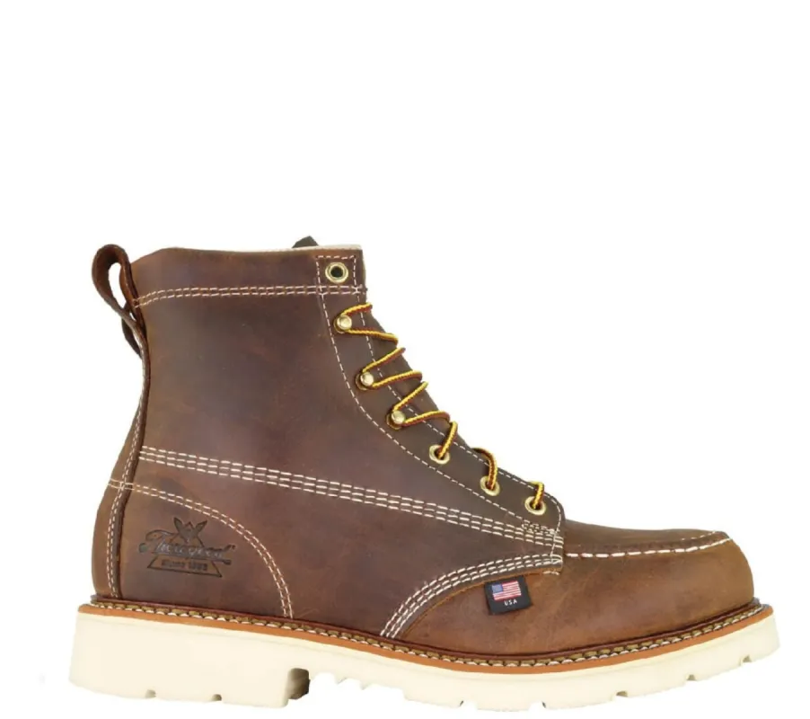 Thorogood Men's American Heritage Moc 6" Steel Toe Boot_Trail Crazyhorse sold by Work World