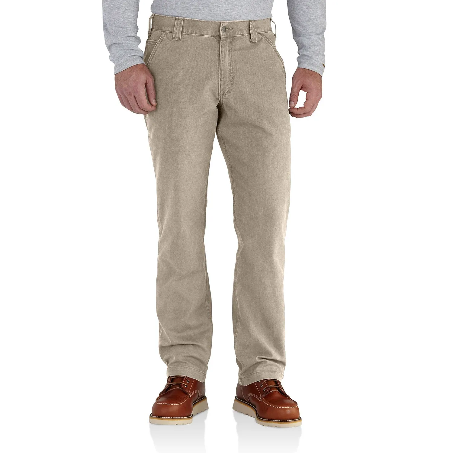 Carhartt Men's Rugged Flex® Rigby Dungaree_Tan sold by Work World