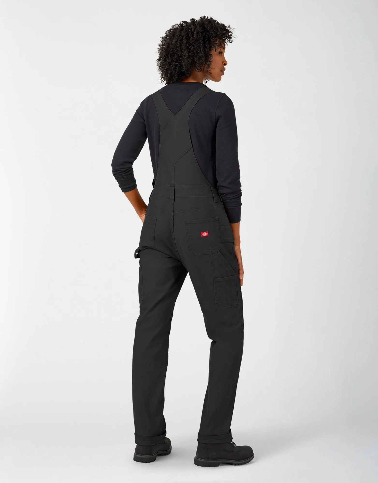 Dickies Women's Straight Fit Duck Double-Front Bib Overalls sold by Work World product image thumbnail 2