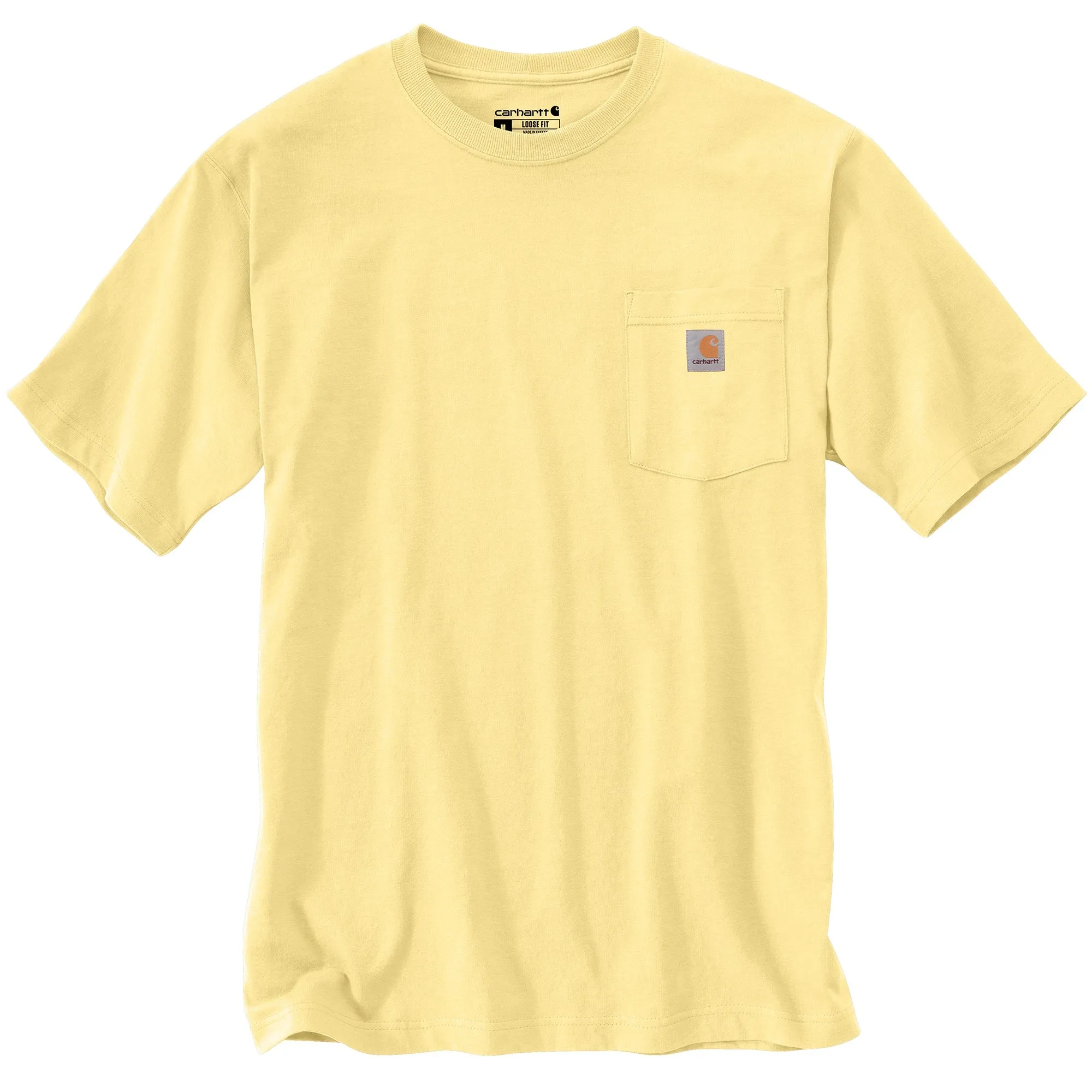 Carhartt Men's Short Sleeve Pocket T-Shirt_Pale Sun sold by Work World product image thumbnail 2