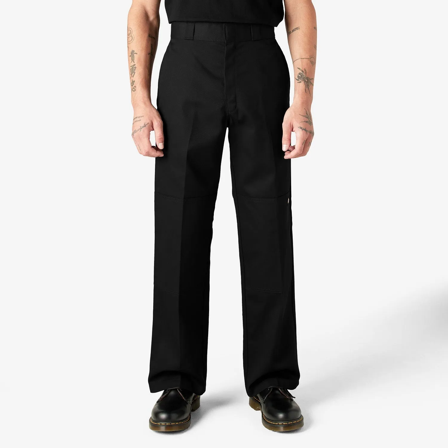 Dickies Men's Loose Fit Twill Double Knee Work Pant_Black sold by Work World