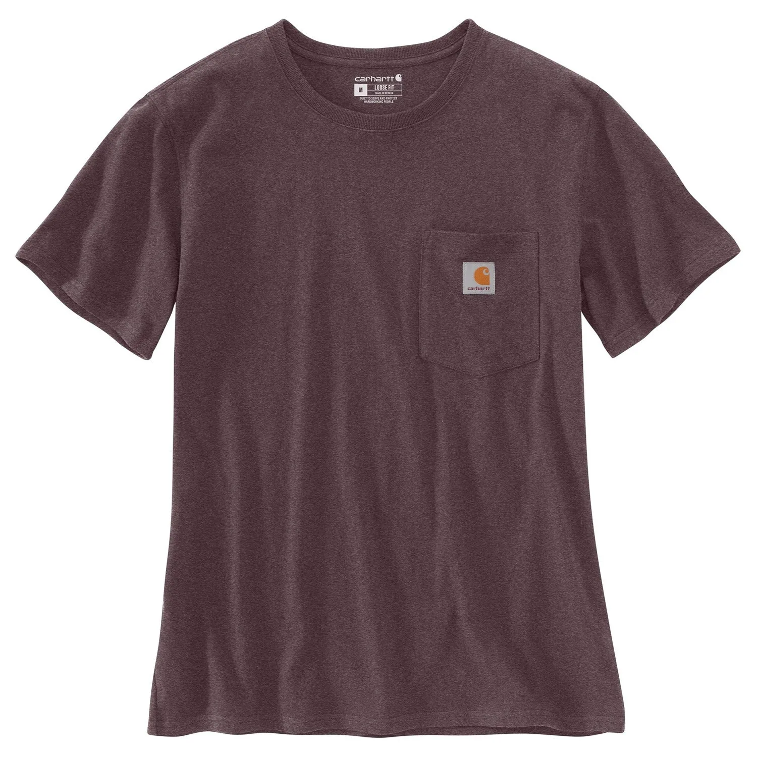 Carhartt Women's Short Sleeve Pocket T-Shirt_Blackberry Heather sold by Work World product image thumbnail 2