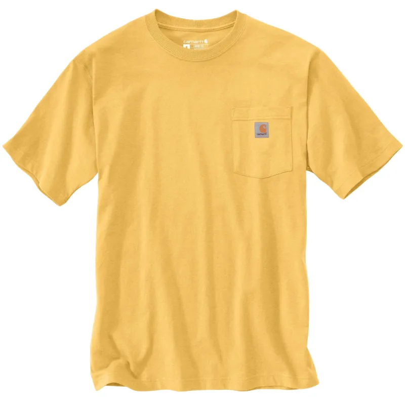 Carhartt Men's Short Sleeve Pocket T-Shirt_Sundance Heather sold by Work World