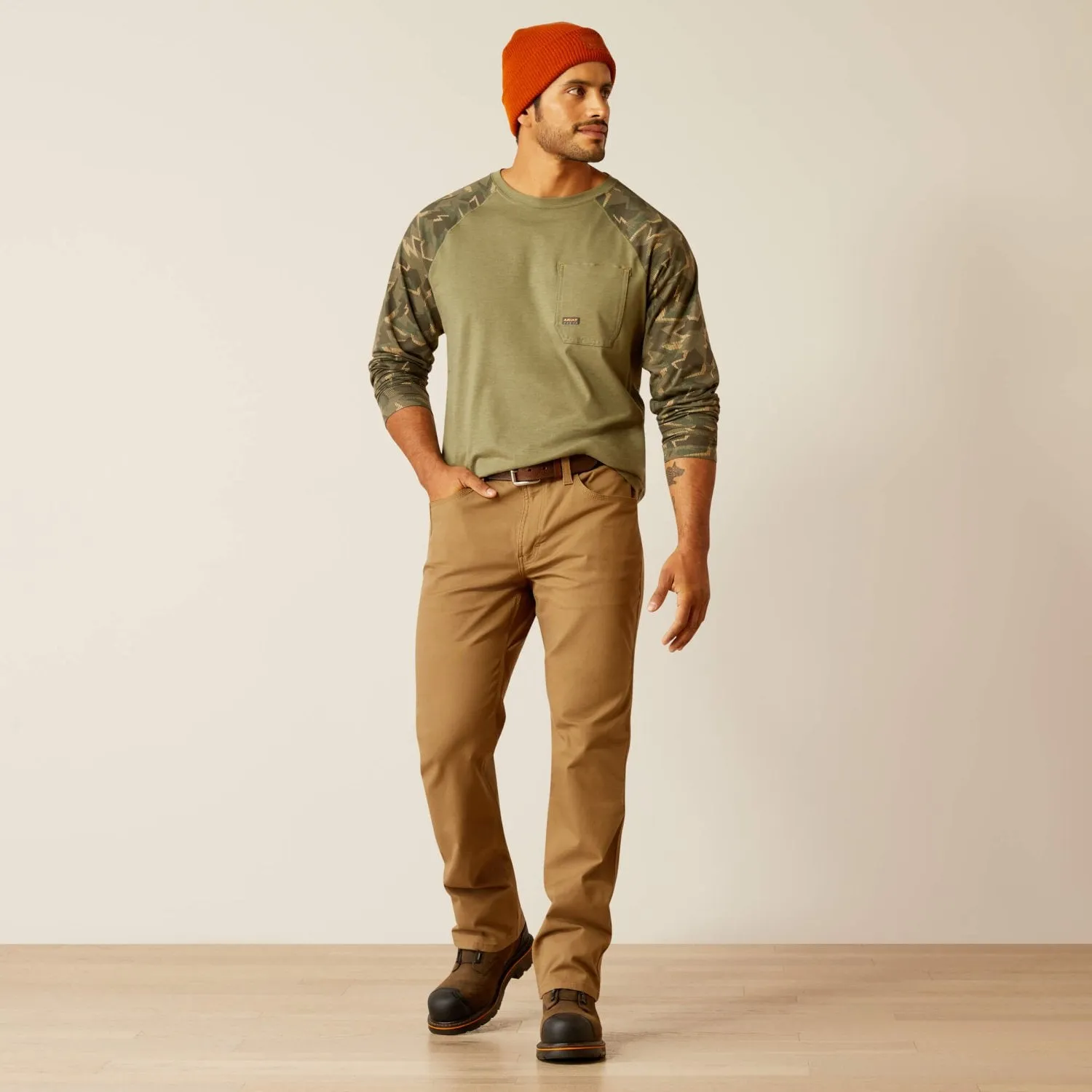 Ariat Men's Rebar M5 DuraStretch Made Tough Straight Leg Pant sold by Work World product image thumbnail 2