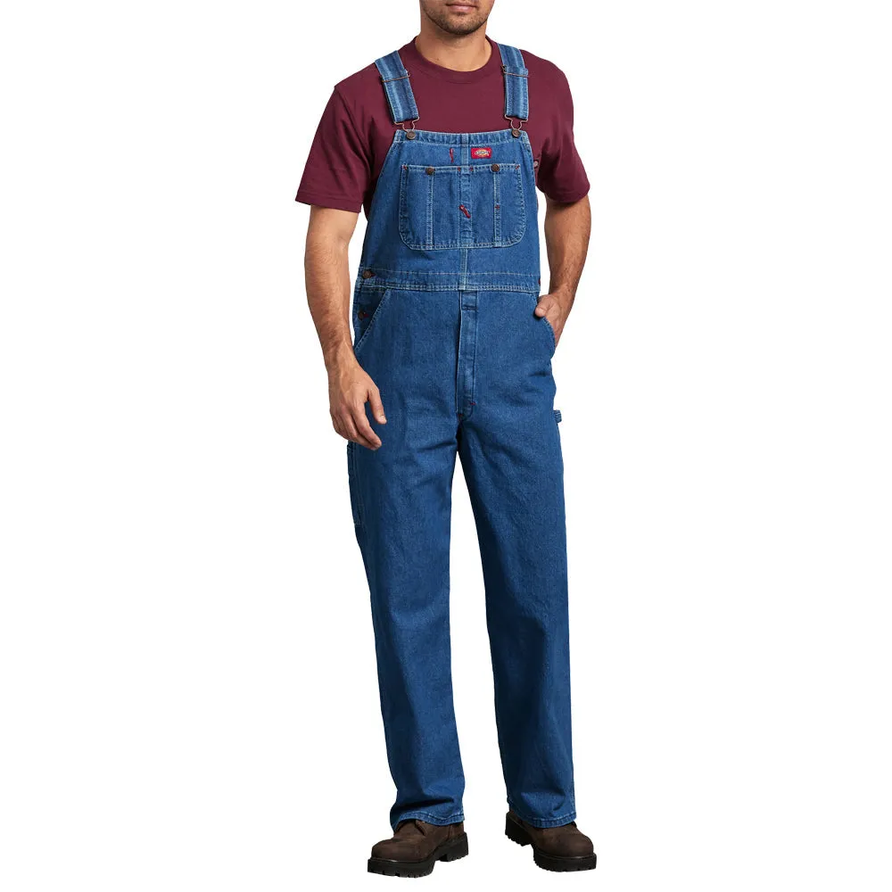 Dickies Men's Stonewashed Denim Bib Overall sold by Work World product image thumbnail 3