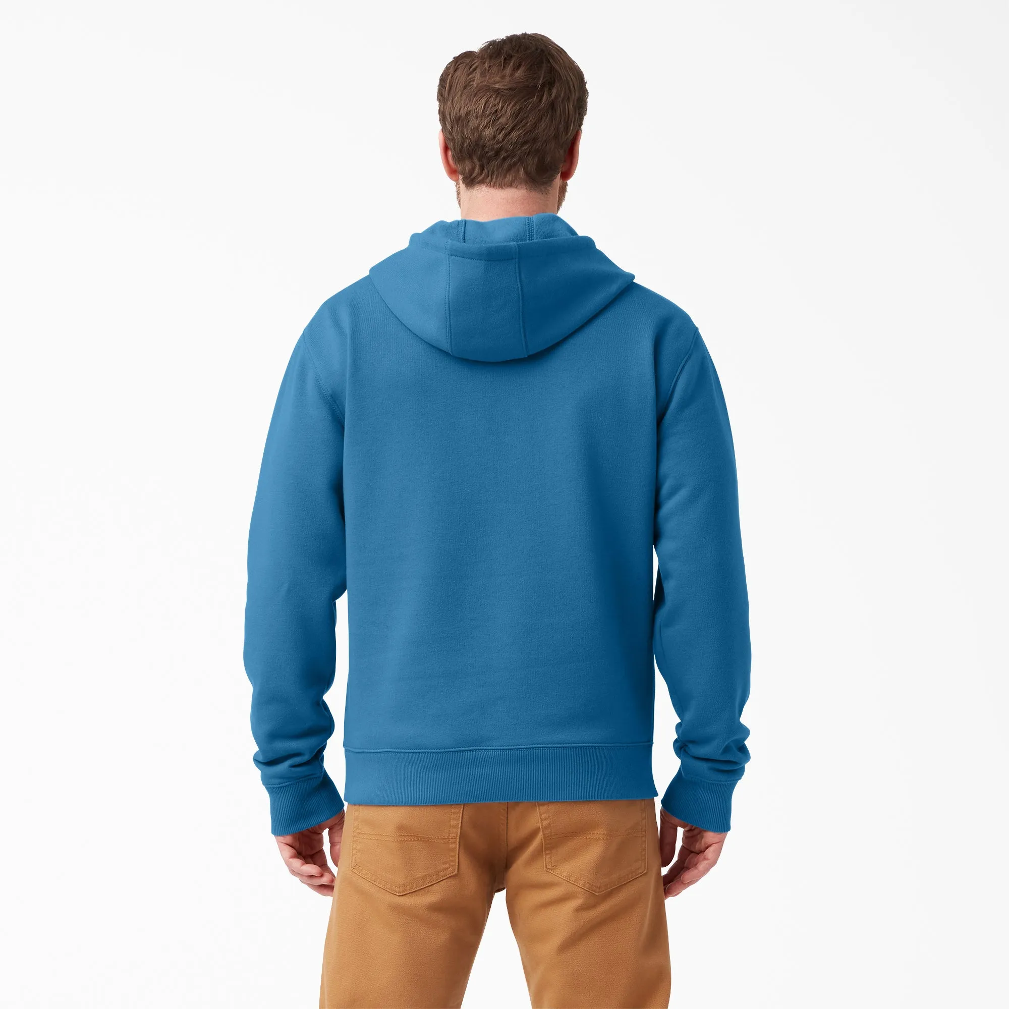 Dickies Men's Tri-Color Logo Knit Fleece Hoodie sold by Work World product image thumbnail 3