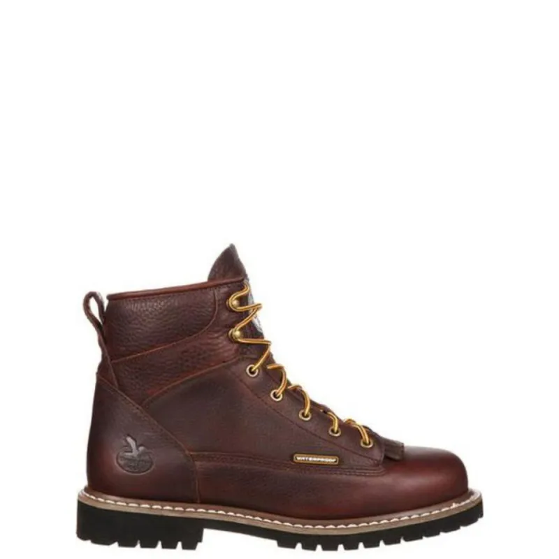 Georgia Boot Men's Lace-to-Toe 6" Waterproof EH Soft Toe Work Boot sold by Work World
