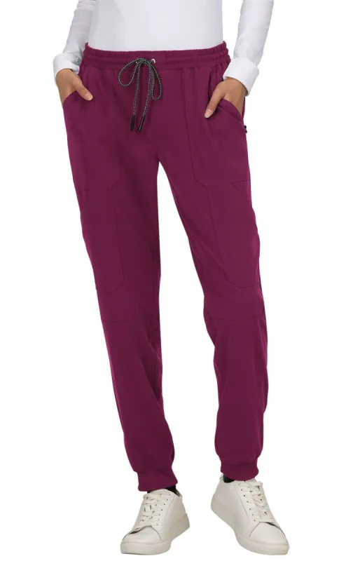 koi Women's Good Vibe Jogger Pant_Wine sold by Work World