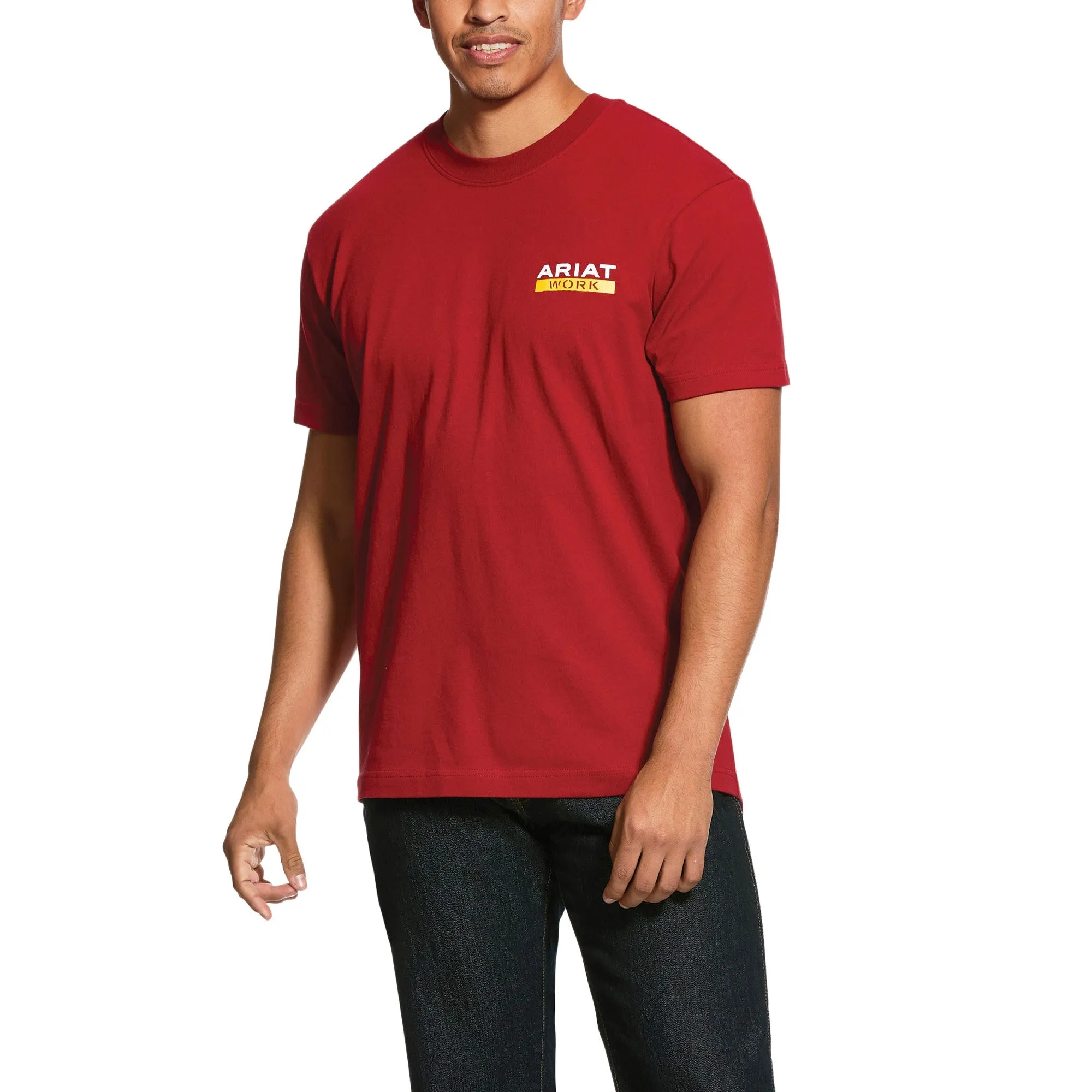 Ariat Men's Rebar CottonStrong Roughneck Graphic T-Shirt sold by Work World product image thumbnail 2