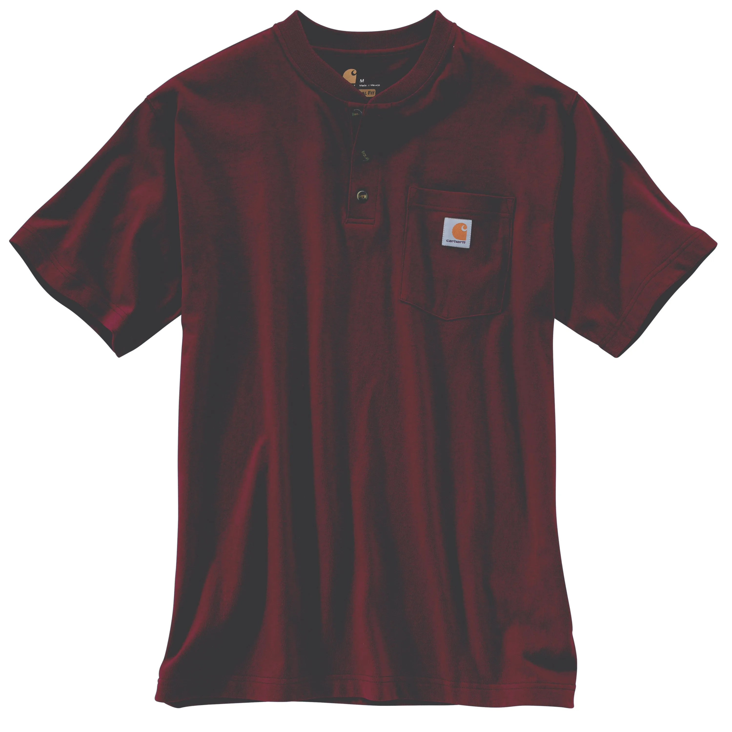 Carhartt Men's Short Sleeve Pocket Henley_Port sold by Work World product image thumbnail 2
