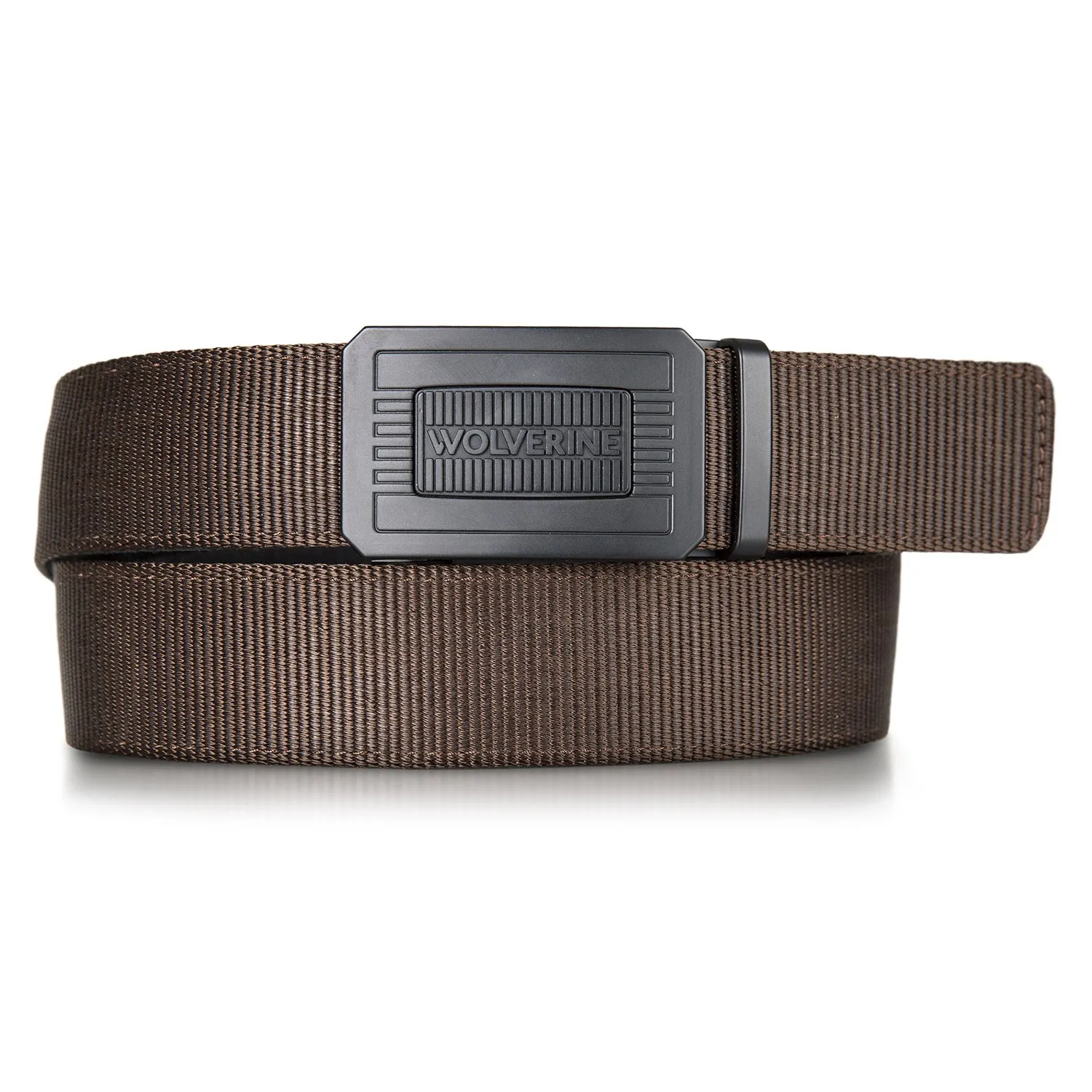 Wolverine Men's Ratchet Engraved Logo Buckle 1.5" Belt sold by Work World product image thumbnail 4