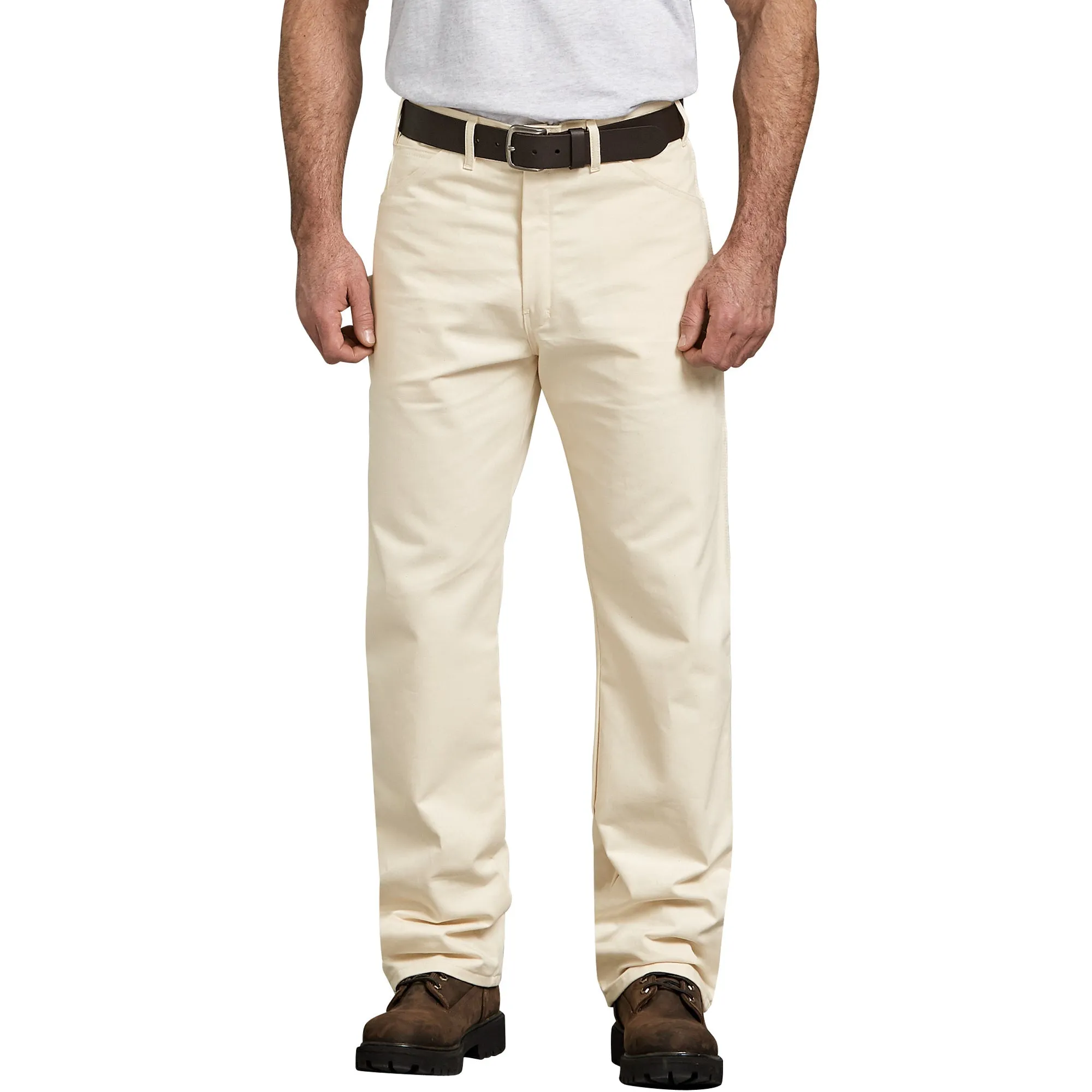Dickies Men's Relaxed Fit Straight Leg Painter's Pant_Natural sold by Work World