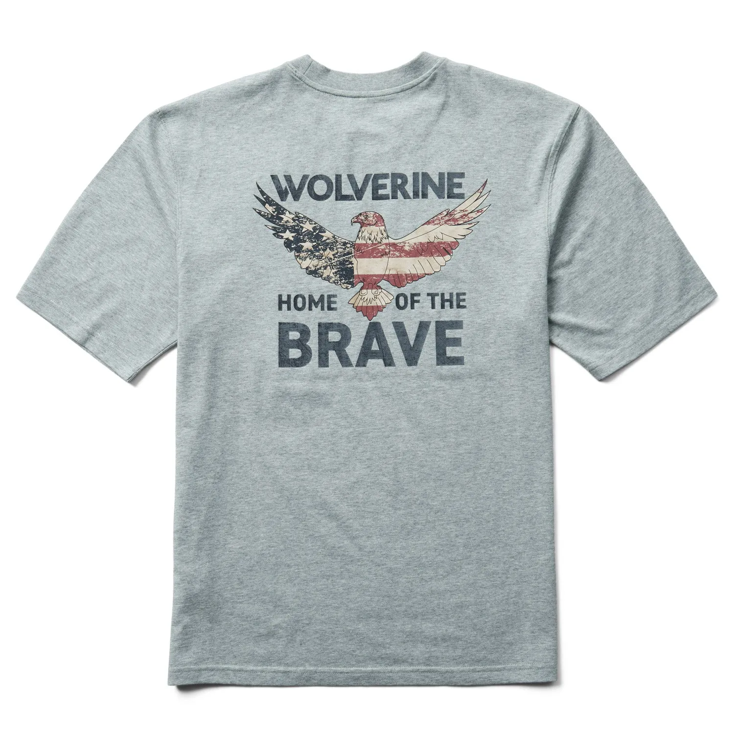 Wolverine Men's Traditional Fit Graphic Short Sleeve T-Shirt sold by Work World product image thumbnail 3