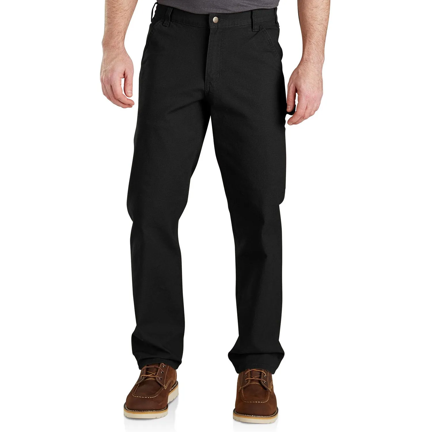 Carhartt Men's Rugged Flex® Relaxed Fit Duck Dungaree_Black sold by Work World