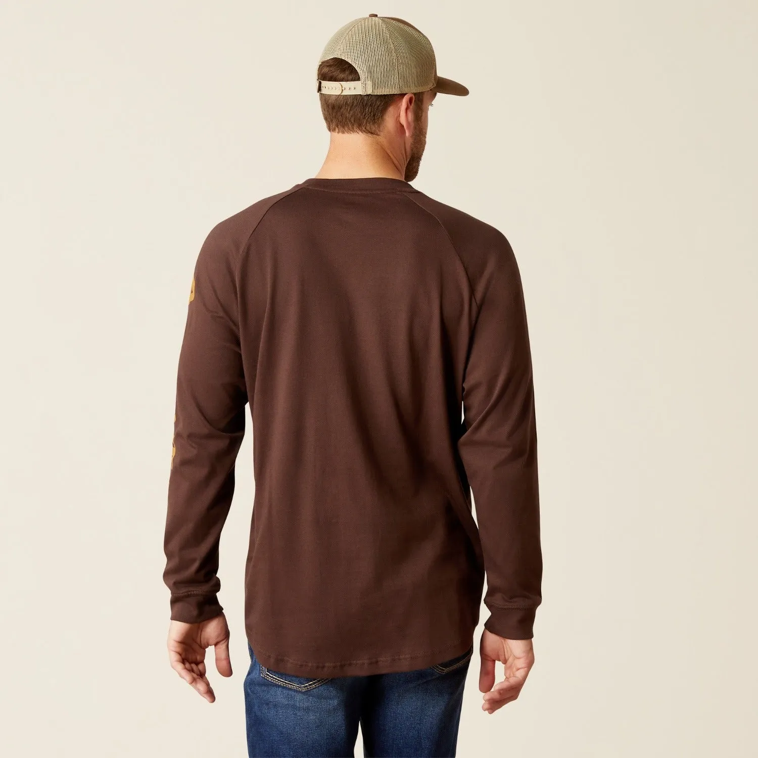 Ariat Men's Rebar Cotton Strong Graphic Long Sleeve T-Shirt sold by Work World product image thumbnail 4