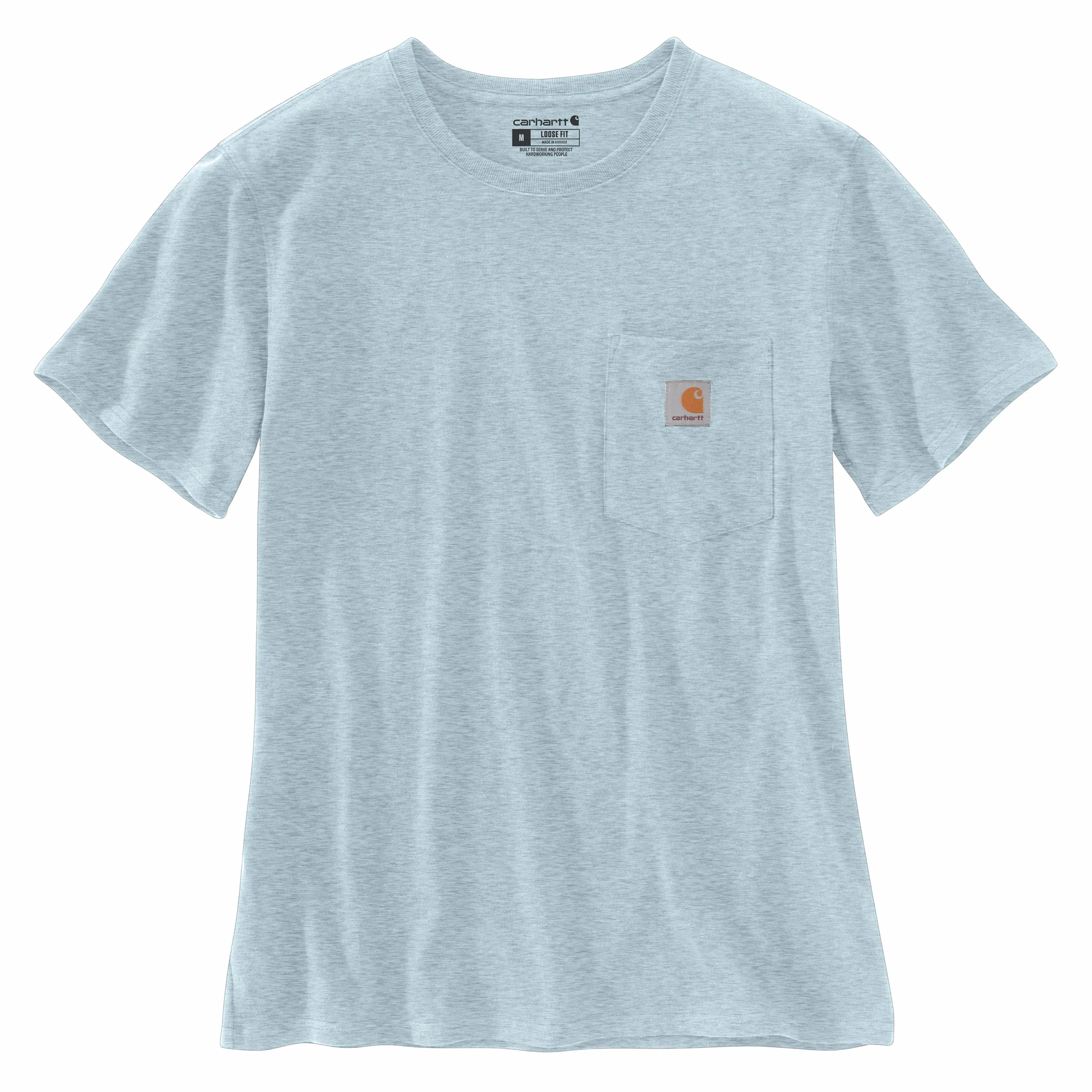 Carhartt Women's Short Sleeve Pocket T-Shirt_Tourmaline Snow sold by Work World