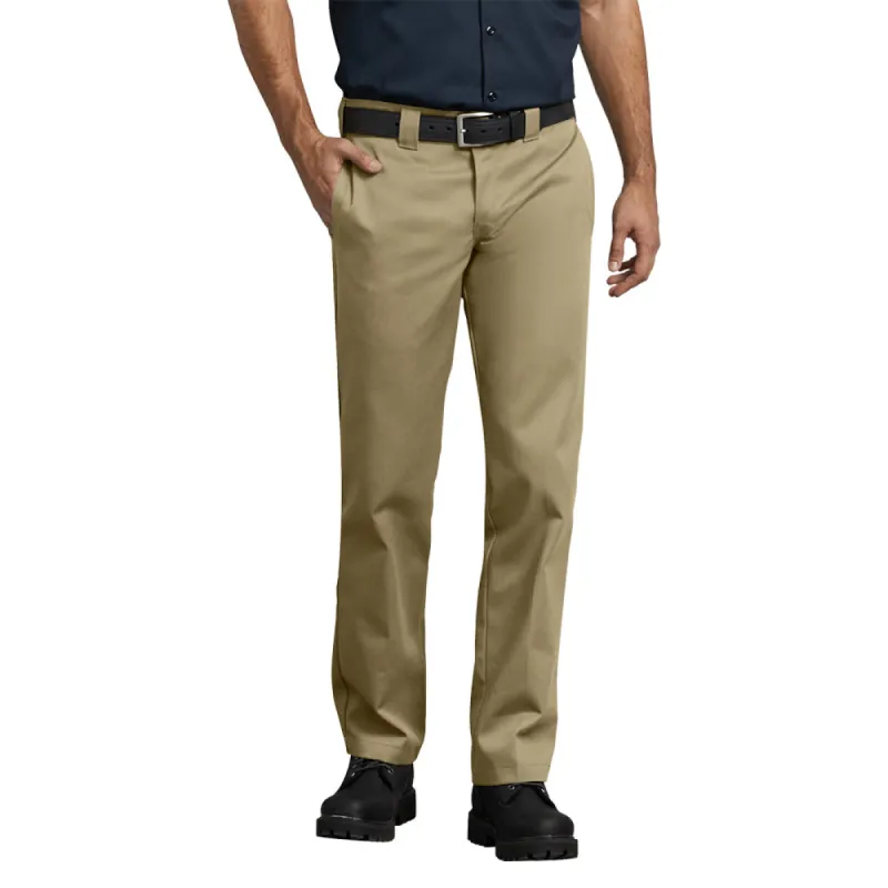 Dickies Men's Slim Fit Straight Leg Work Pant_Khaki sold by Work World
