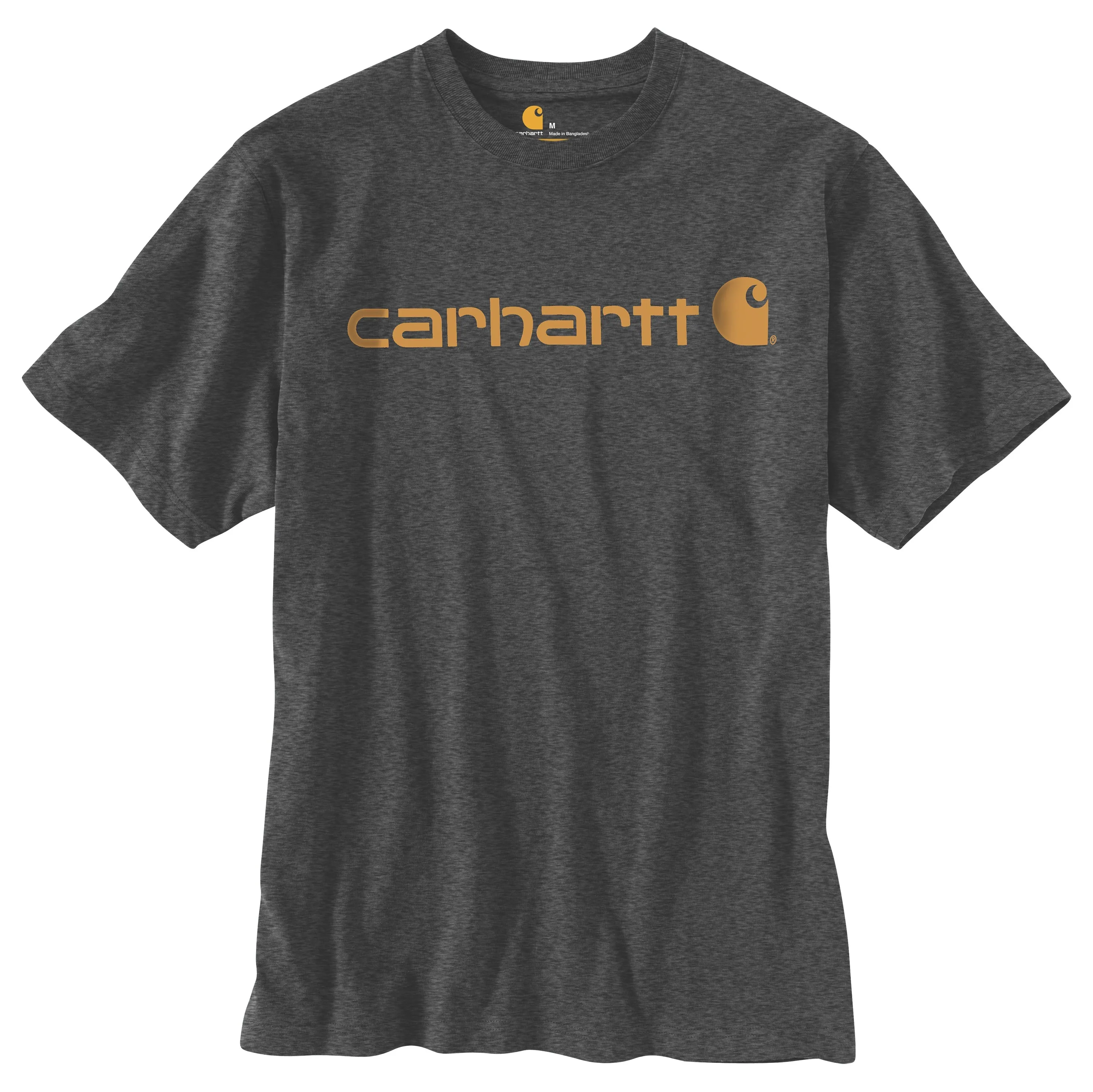 Carhartt Men's Signature Logo Short Sleeve T-Shirt_Carbon Heather sold by Work World product image thumbnail 2