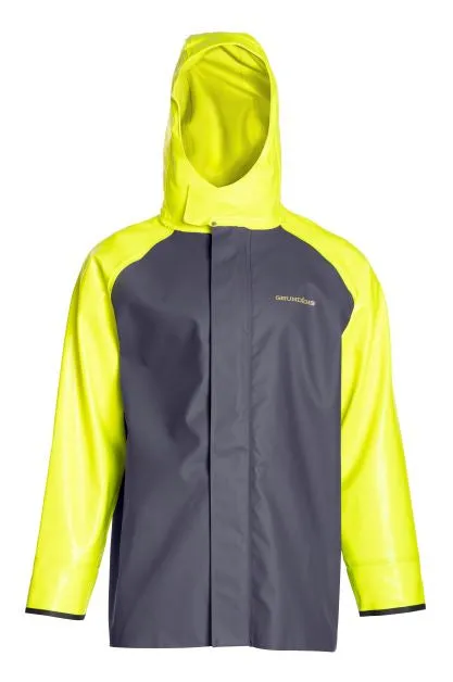 Grundéns Men's Hauler Hi-Vis Waterproof Hooded Jacket sold by Work World