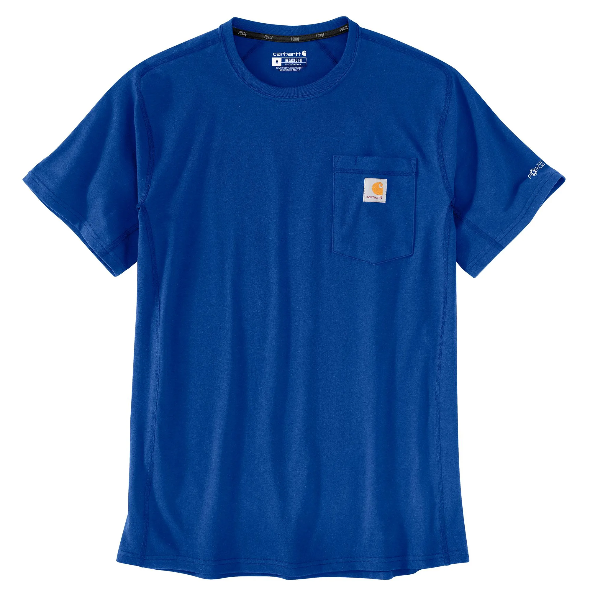 Carhartt Men's Force® Relaxed Fit Midweight Short Sleeve Pocket Tee_Glass Blue sold by Work World product image thumbnail 2