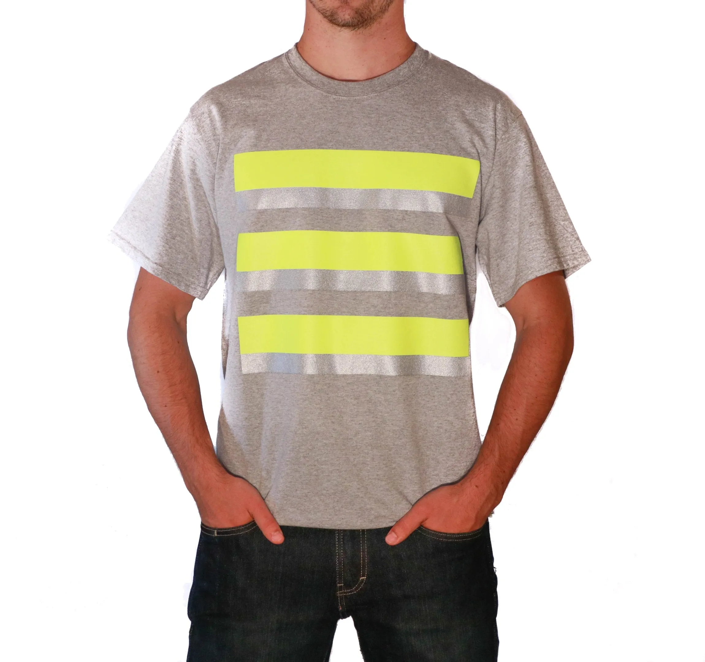 Whistle Workwear Safety Short Sleeve T-Shirt_Heather Grey sold by Work World