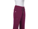 koi Women's Everyday Hero 5 Pocket Scrub Pant_Wine sold by Work World