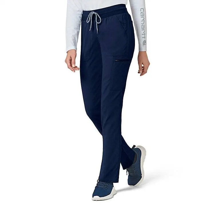 Carhartt Women's Rugged Flex® Slim Leg Scrub Pant_Navy sold by Work World
