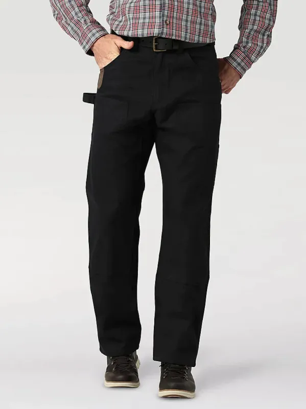 Wrangler® RIGGS® Men's Relaxed Fit Utility Pant_Jet Black sold by Work World