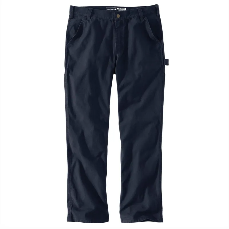 Carhartt Men's Rugged Flex® Relaxed Fit Duck Dungaree_Navy sold by Work World