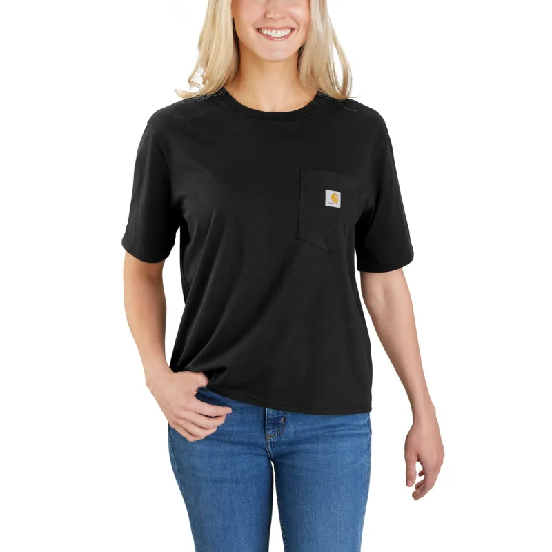 Carhartt Women's Tencel™ Loose Fit Lightweight Short Sleeve Crewneck T-Shirt sold by Work World