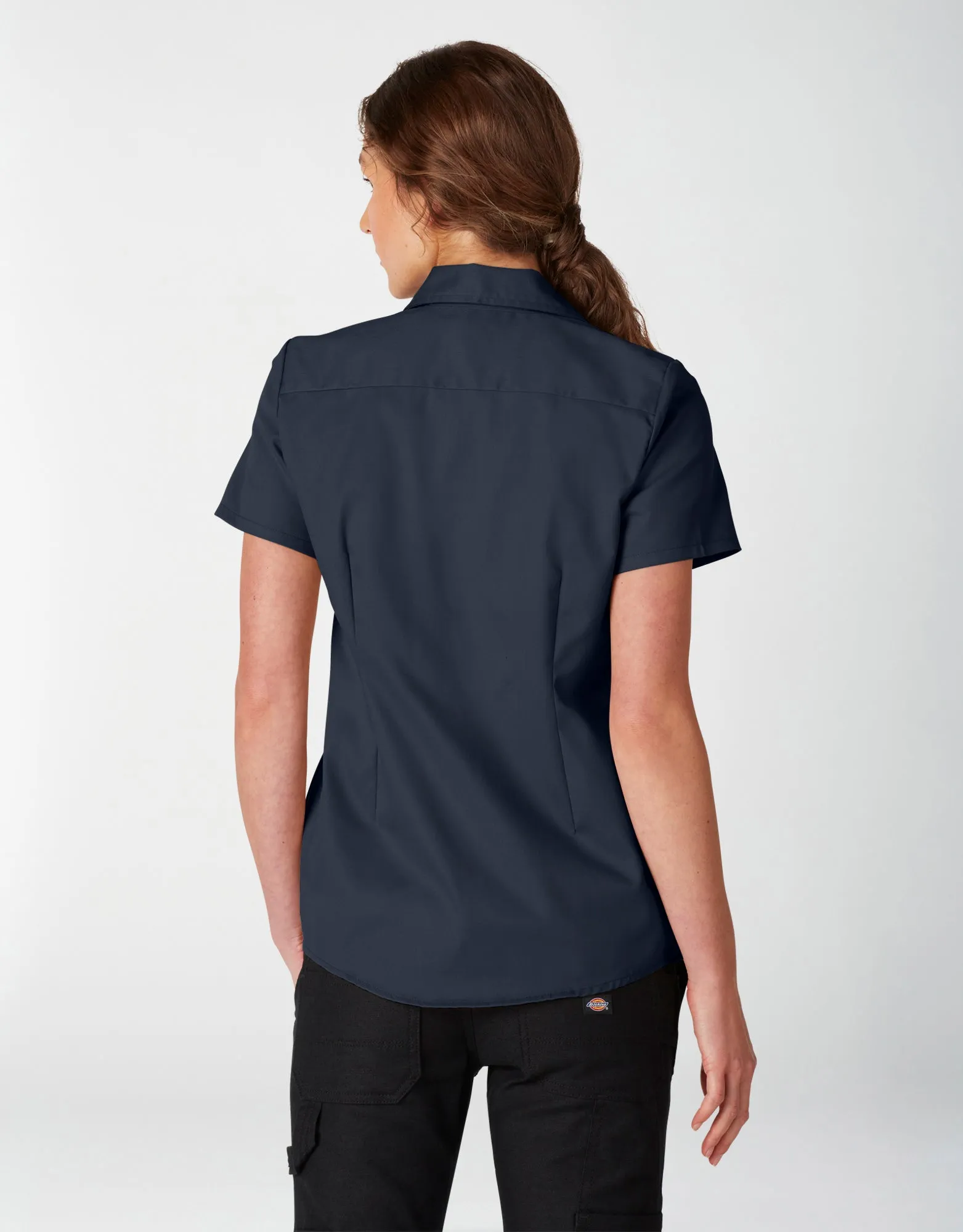 Dickies Women's FLEX Short Sleeve Work Shirt sold by Work World product image thumbnail 2
