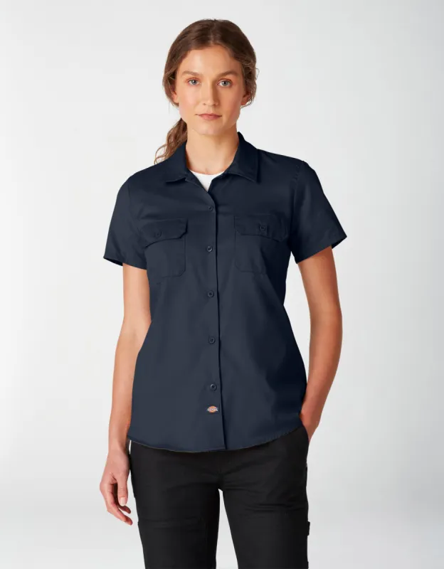 Dickies Women's FLEX Short Sleeve Work Shirt sold by Work World