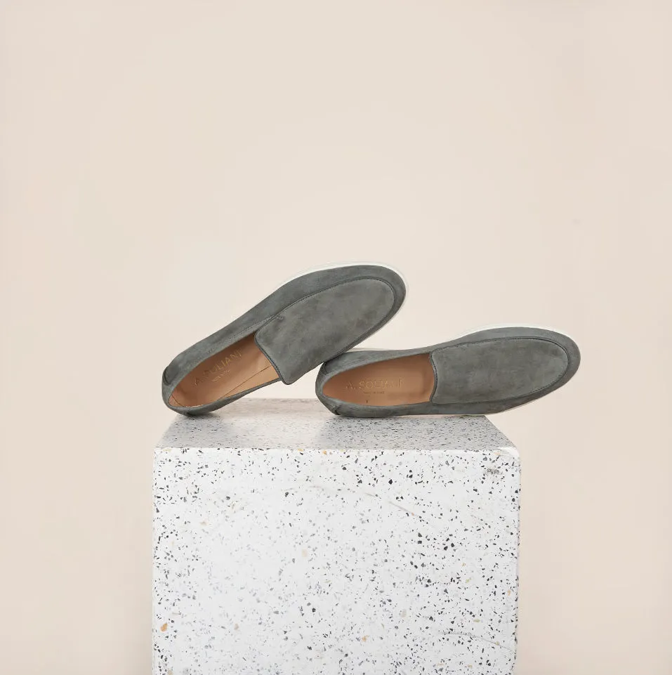 Lisa Sneaker Loafer - Olive Suede SAMPLE SALE - FINAL SALE sold by A.Soliani product image thumbnail 2
