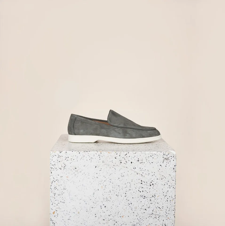 Lisa Sneaker Loafer - Olive Suede SAMPLE SALE - FINAL SALE sold by A.Soliani