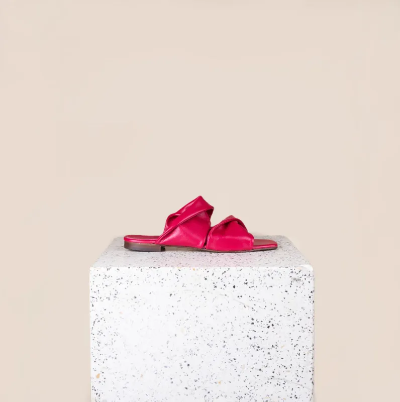 Lido - Fuchsia Nappa Sandals sold by A.Soliani