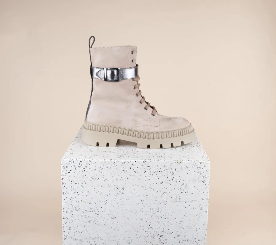 Atina - Oat Suede sold by A.Soliani