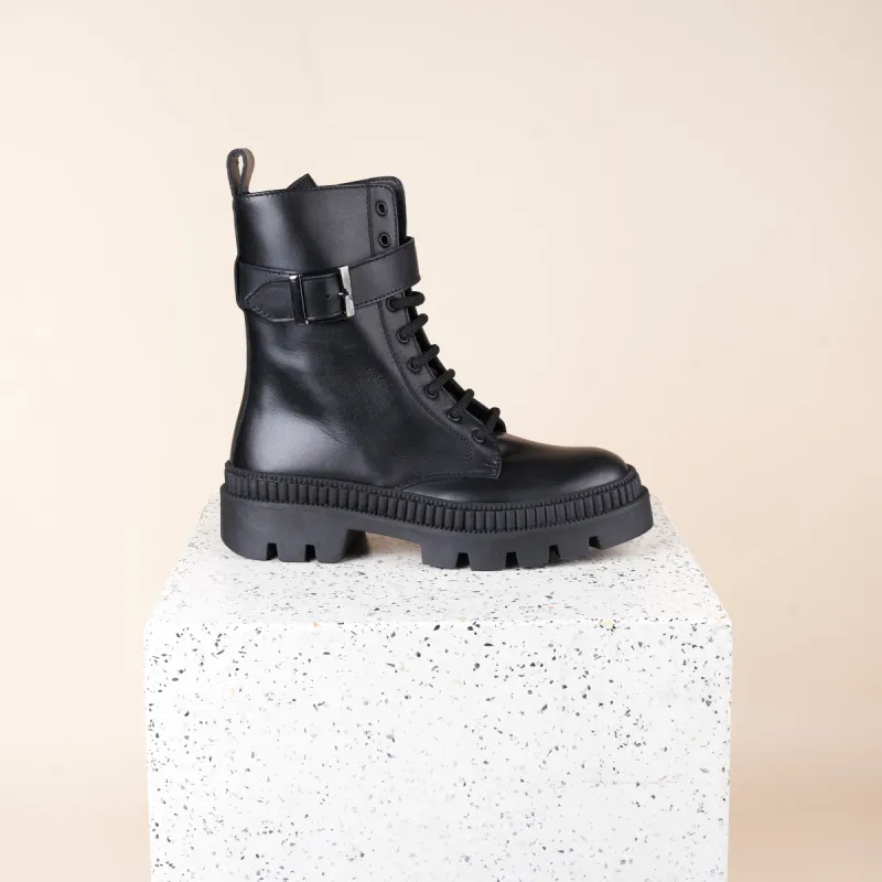 Atina - Black Leather sold by A.Soliani