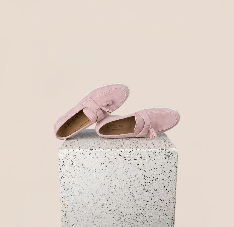 Lisa Tassels Sneaker Loafer - Peony Suede sold by A.Soliani product image thumbnail 2