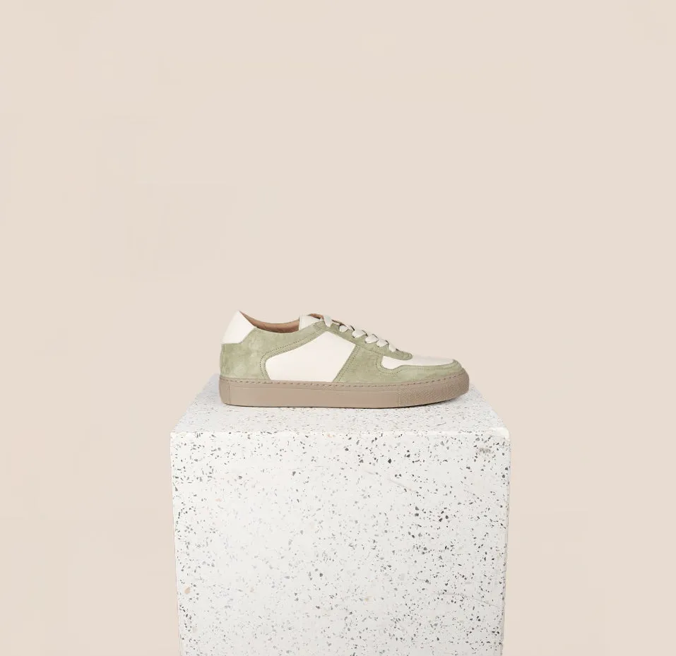 Palermo Sneaker - Seafoam/White sold by A.Soliani