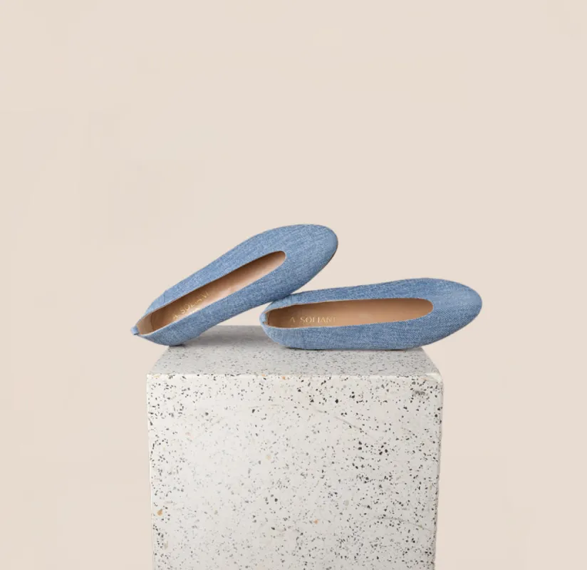 Scala - Blue Twill (Removable Ties) sold by A.Soliani