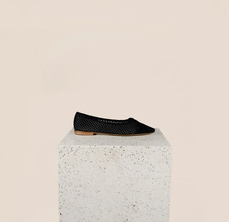 Como - Perforated Black Suede sold by A.Soliani product image thumbnail 2