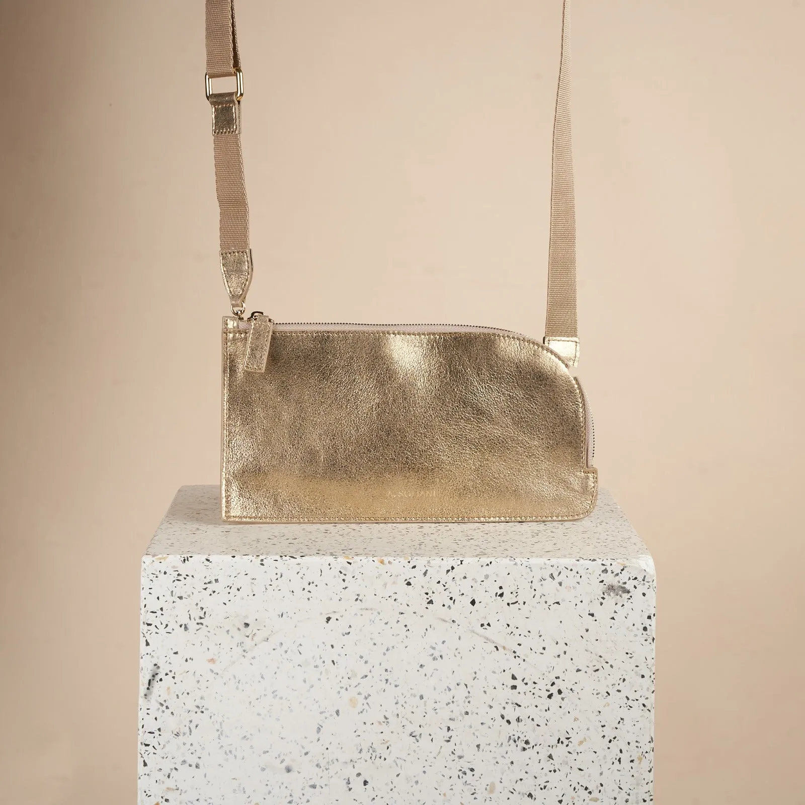 Crossover Bag - Gold Foil sold by A.Soliani