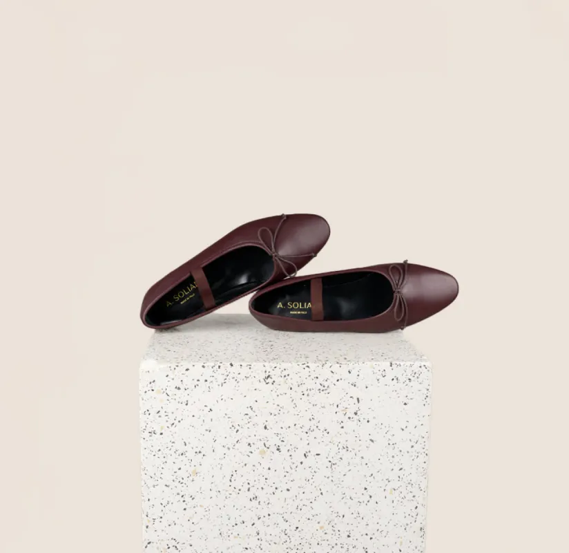 Como Strap - Wine Leather sold by A.Soliani